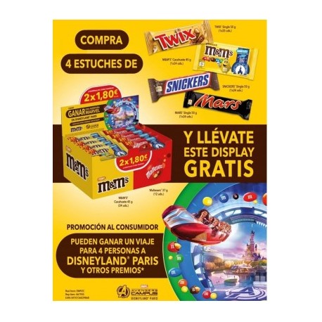 LOTE 4 CHOCOLATES + DISPLAY DE REGALO 133UD 