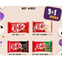 LOTE KIT KAT 3+1 DE REGALO