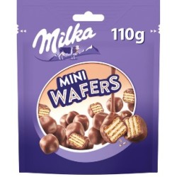 MILKA MINI WAFER 8UD - 110GR