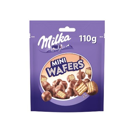 MILKA MINI WAFER 8UD - 110GR